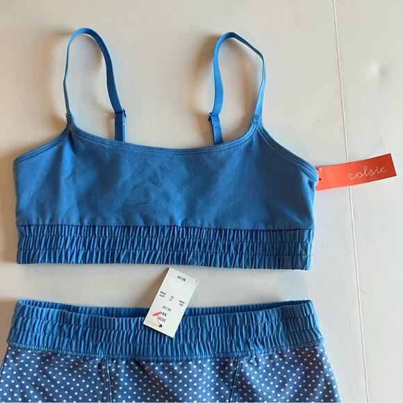 Colsie Blue Polka Dot Intimate Set - Picture 4 of 4